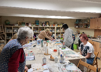 Decoupage na drevo - lopáriky